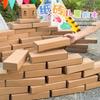 Угловой Кирпич Картонный Набор Строительных Блоков: Сделай сам: Ручной замок/Стена/Коробка для экологически чистых поделок