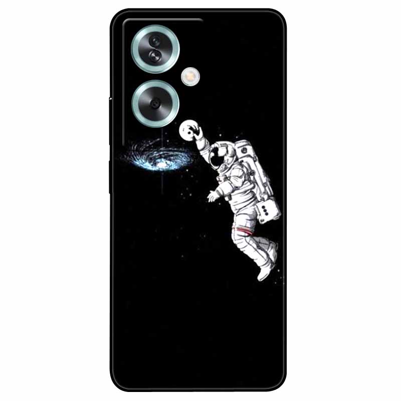 For OPPO A79 5G A 79 Case Silicone Soft Wolf Lion Cat Black Bumper Funda Coque for OPPO A79 CPH2553 OPPOA79 Cover Protective Bag
