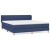 3126827 vidaXL Divan Bed with Mattress Blue 180x200 Cm Fabric