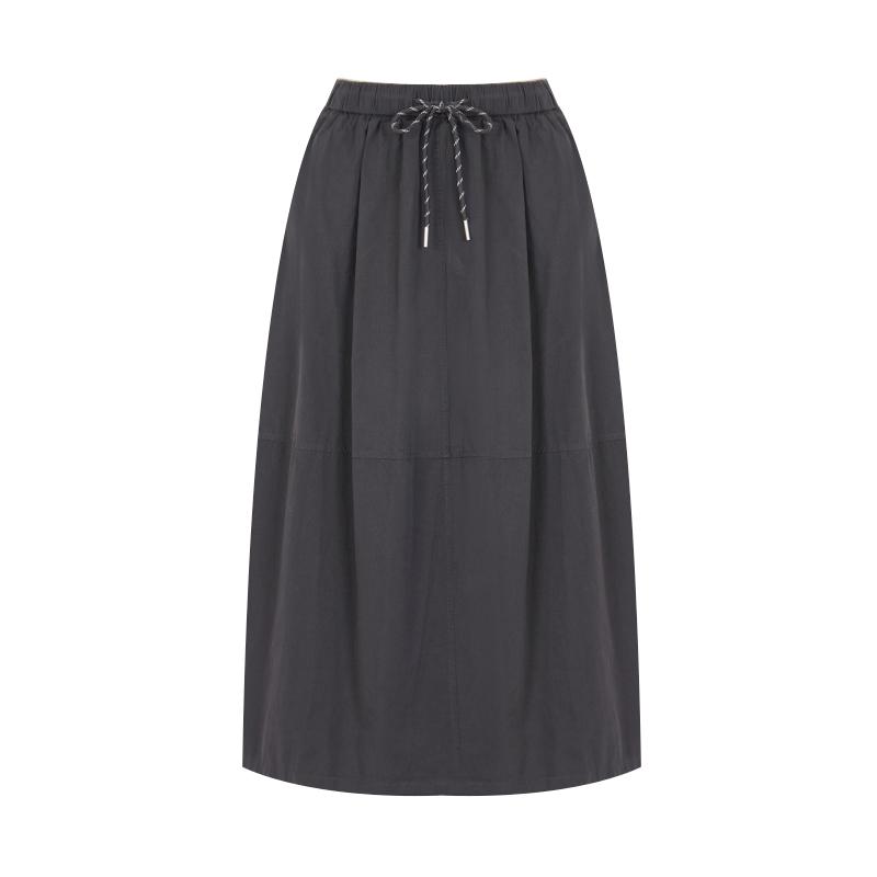 Sally St String Volume Banding Long Skirt_I6B-Csk014