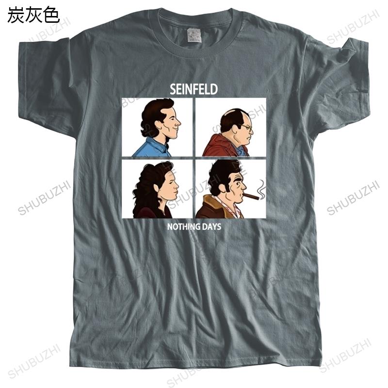 Men Cotton T Shirt Summer Brand vintage Tshirt Nothing Days Seinfeld unisex oneck high quality tee shirts cool short sleeve