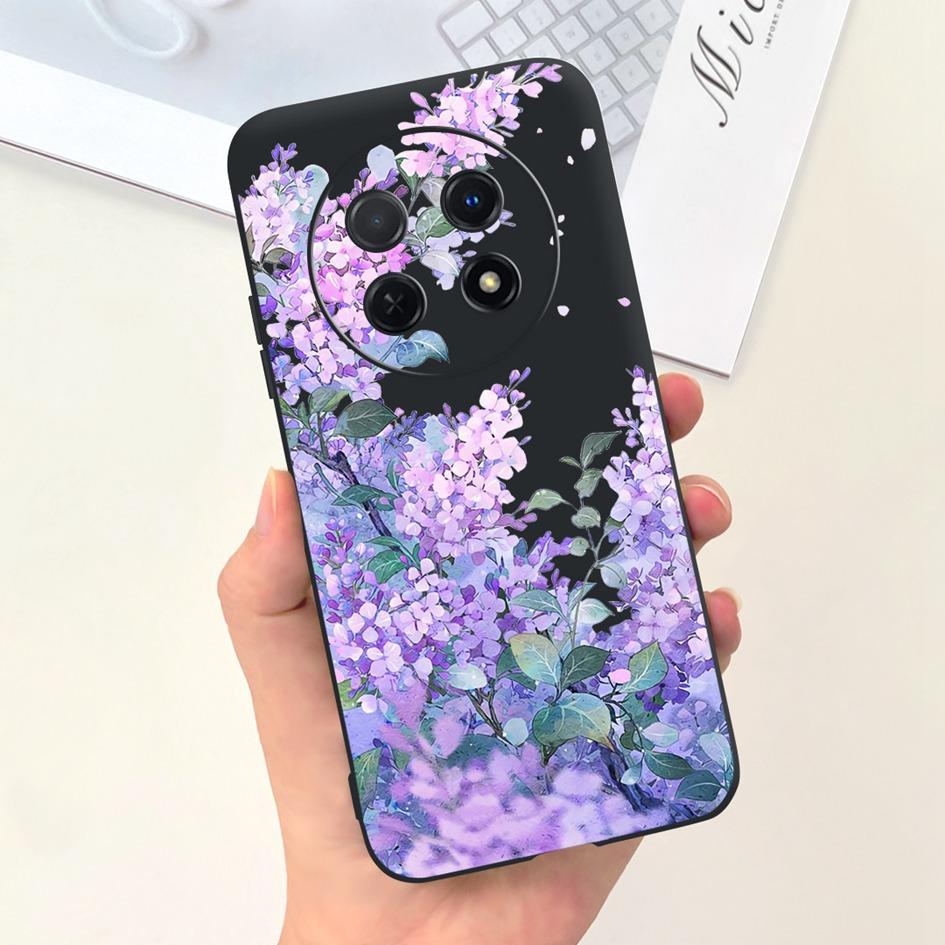 Для Huawei Nova Y91 Чехол Ударопрочный Силиконовый Модный Цветочный Узор Мягкая Задняя Крышка из ТПУ Для Huawei Nova Y61 NovaY91 NovaY61 Capa