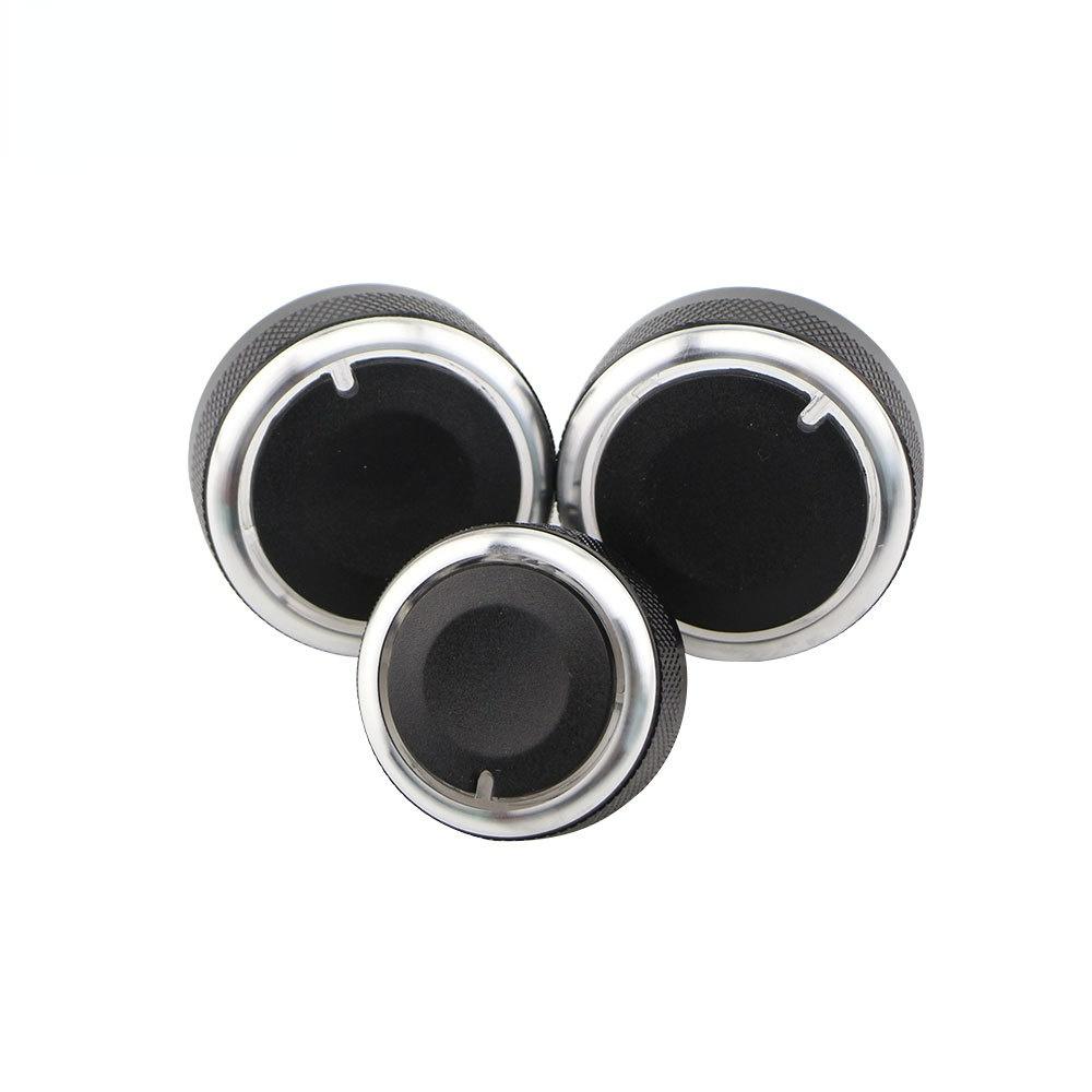 3pcs Air Conditioning Heat Control Switch Knob AC Knob for Nissan Tiida NV200 Livina Geniss Car