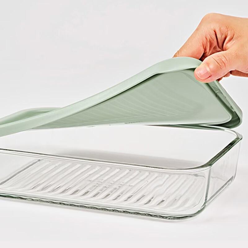 GLASSLOCK 7-Piece Tempered Glass Food Storage Set