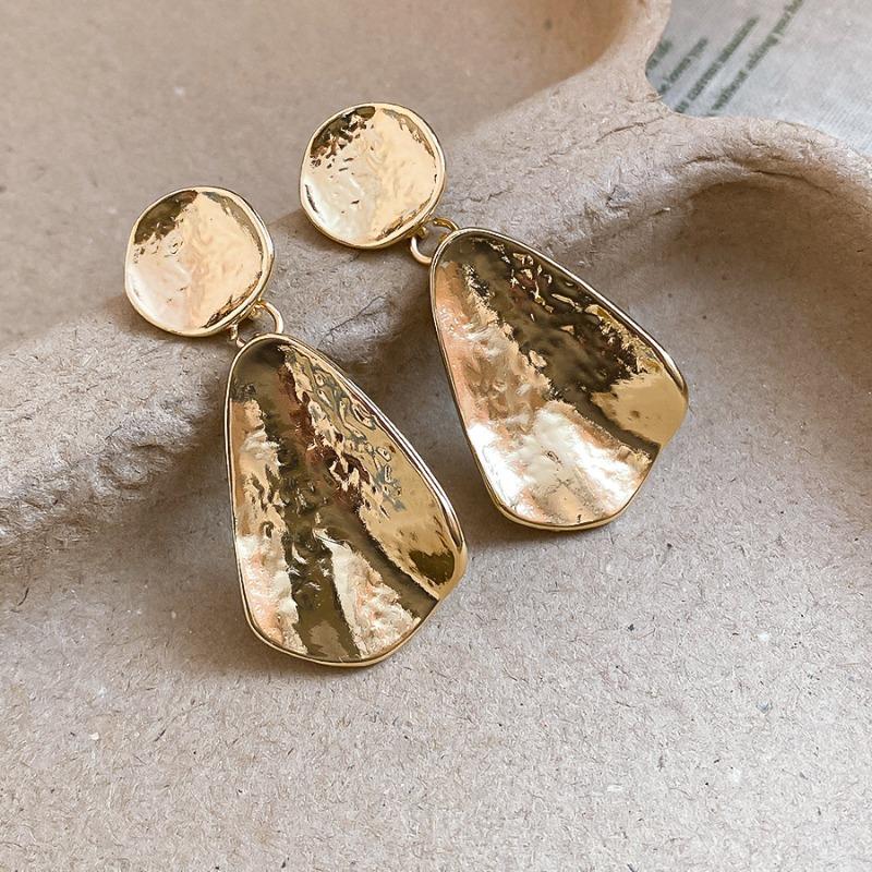 Серьги-капли серебряная игла геометрические круглые серьги модные минималистичные серьги с темпераментом легкая роскошь премиум серьги