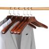 1/2PCS High-grade Durable Wood Hangers,Retro Thickened Hangers for Clothes Shirts Jackets,Quality Wide Shoulder Suit Organizers
