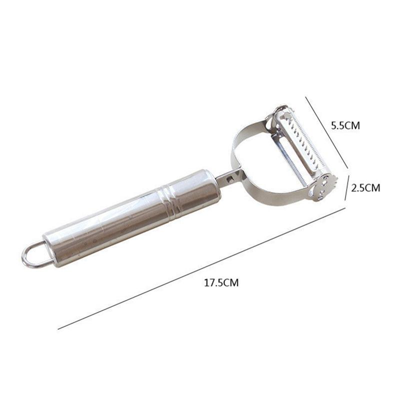 Овощечистка Высококачественная картофелерезка из нержавеющей стали Овощечистка Кухонная терка для моркови Многофункциональные инструменты для фруктов и овощей