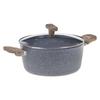Forged Aluminum Casserole Dish "Cuission Nature" - Forged Aluminum Casserole Dish 28 Cm