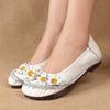 Модная дизайнерская обувь Женские мокасины из натуральной кожи на плоской подошве Женские мокасины Оксфорды Женские туфли 2024 Цветочные женские туфли Мамы на плоской подошве
