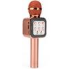 Беспроводной микрофон Bluetooth микрофон динамик 5 Вт портативный ручной для караоке вечеринки дома(Розовое золото )