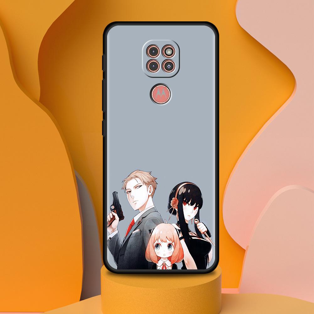 Чехол для Motorola G30 One Fusion Plus G9 Play G8 Power Lite Hyper G Stylus Edge Pro E6s G60 G50, чехол для телефона SPY FAMILY Anime Sac