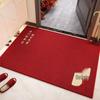 Красный Праздничный Коврик для Прихожей в Китайском Стиле | Коврик для Двери и Ног для Домашнего Коридора