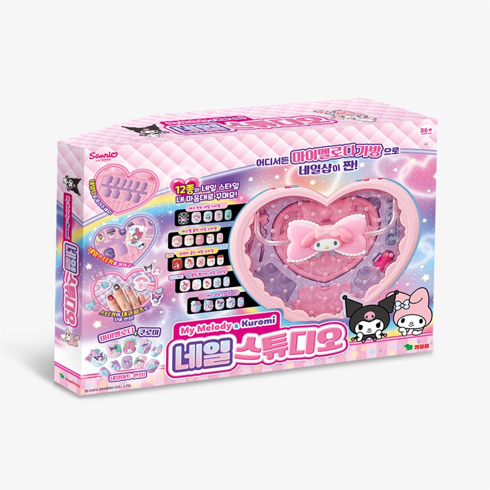 Young Toys Игровой набор Sanrio Персонажи My Melody и Kuromi Студия для нейл-арта