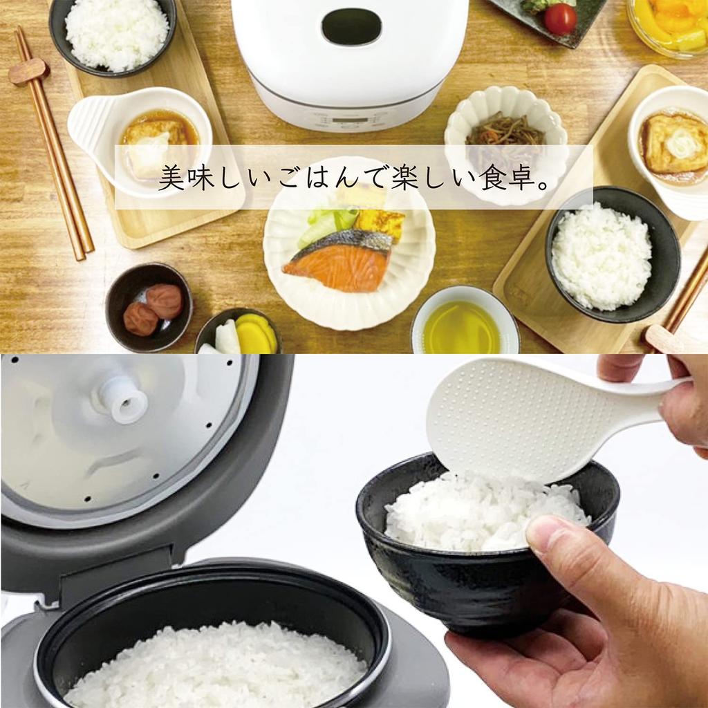 ROOMMATE Multifunctional 3 Cup Rice Cooker White RM-204H-WH