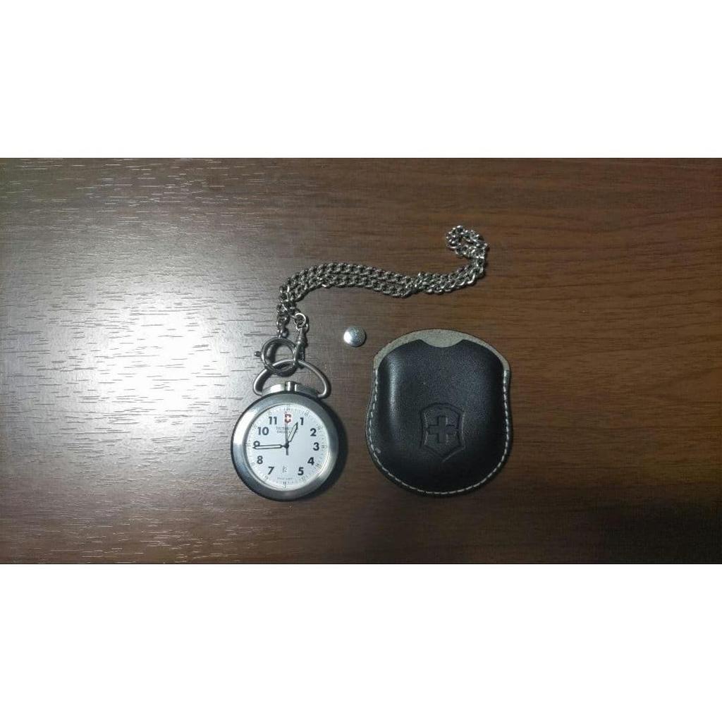 Использованные карманные часы VICTORINOX Swiss Army с коробкой и футляром