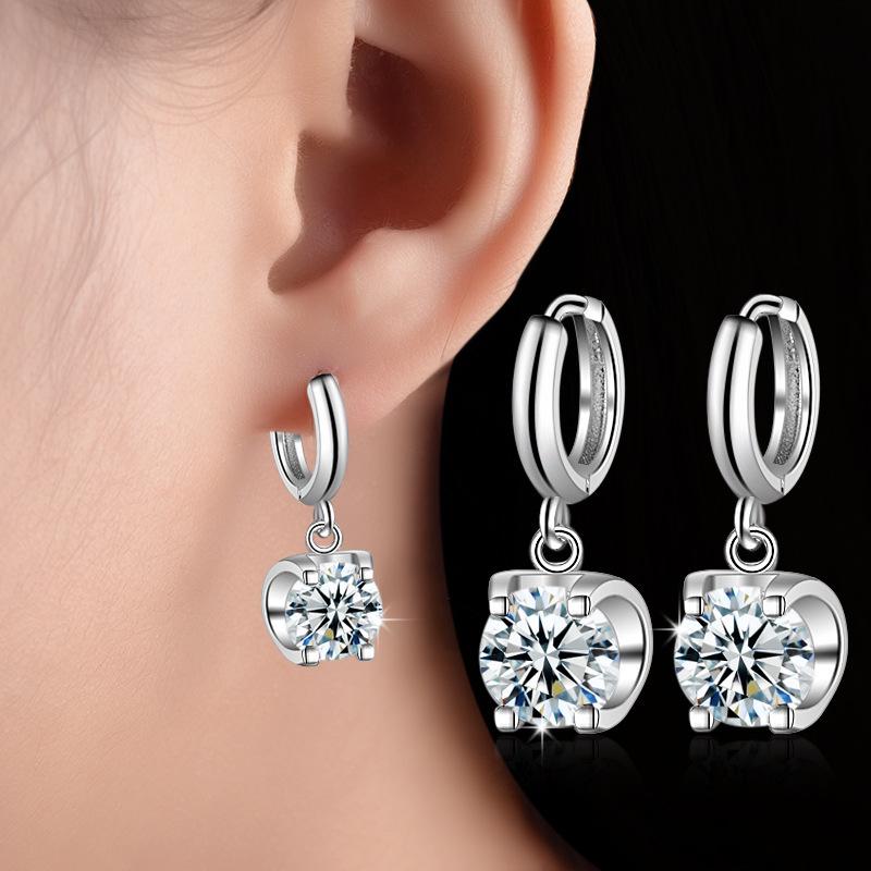 Korean Fashion Long Zircon Earrings for Women
