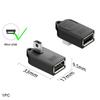 Адаптер Micro USB OTG Угловой 90 градусов Мини USB на USB-A Конвертер Поддержка Зарядки Телефона Планшета Plug and Play