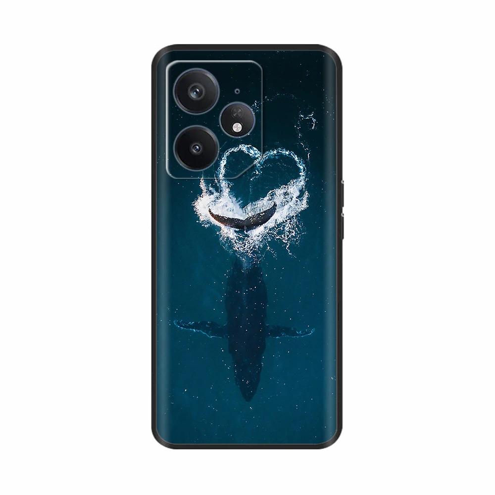 Для Realme Neo 7 Чехол Цветок Птица Мягкий Силикон ТПУ Чехол для Телефона Funda Для Realme Neo7 Чехол Realmi Neo 7 Coque Сумки для Телефона Чехлы