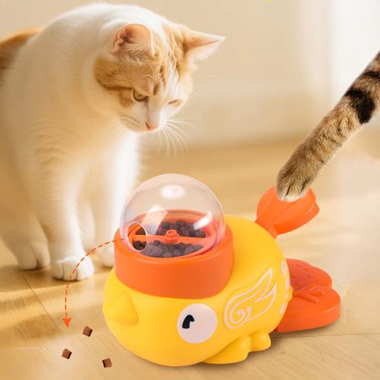 Интерактивный диспенсер для лакомств для собак, забавная миска-пазл для медленного кормления питомцев, дизайн в виде утки, для собак, кошек, здоровый