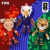 Плюшевые куклы Чемпионата мира по футболу FIFA 2026 Игрушки-сувениры Чемпионата мира Талисман Кубка Геркулеса, Клен, Заю, Сцепление