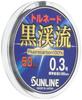 SUNLINE Tornado Black Stream 2 Fluorocarbon Fishing Line, 50m, 0.3 Black