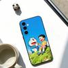 Nobita Nobi Phone Case For Samsung Galaxy A73,A72,A71,A70,A53,A52,A51,Soft Black Cover