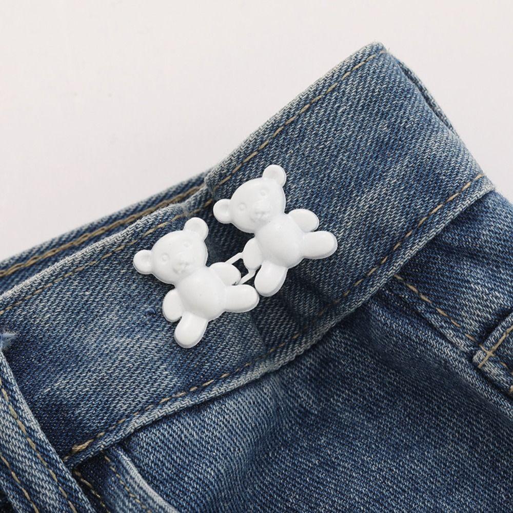 Button Clasps Jean Fit Tighten Buckles Colorful Jean Buttons for Loose Jeans  Waist Accessories