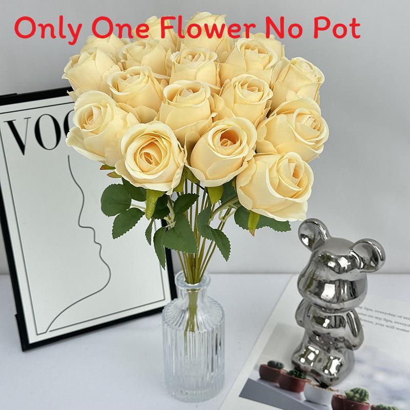 Цветок Роза Элегантный С Шелковистой Текстурой Для Свадебной Фотографии Декор Дом