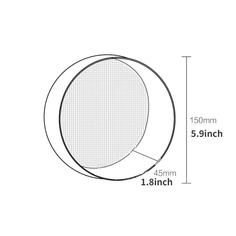 Кухонный сито для муки с тонкой сеткой, профессиональное круглое сито для муки из нержавеющей стали, ситечко для муки, лучшее для кухни, для выпечки чая