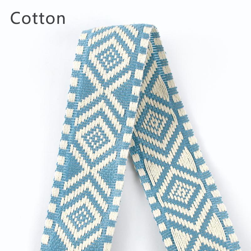 Meetee 2-10M 38мм Жаккардовая Полиэстер Хлопок Лента Стропа Ремень для Сумки Холщовой Декоративная Косая Лента Аксессуары для Шитья