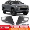 Для Isuzu D-Max Dmax -2024 Автомобильная наклейка Чехол на зеркало заднего вида Боковое зеркало Колпачок крыла Внешняя отделка корпуса заднего вида двери Углеродное волокно