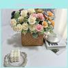 Peony Flower Artificial Wedding Hotel Restaurant Decoration Ornament Desktop