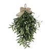 Искусственная Оливковая Гирлянда-Капля Зеленая Современный Фермерский Стиль Настенный Декор Зеленая Гирлянда для Помещения и Улицы Свадьбы