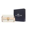COACH Studio Cow Leather Crossbody Bag, Shoulder Bag Regular Womens Ivory Monogram
