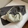 Lightweight Nylon Shoulder Bag Canvas Dumpling Bag Elegant Nylon Crossbody Bag  Daily