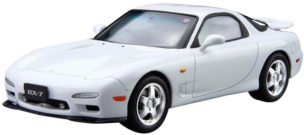 Aoshima Bunka Kyozai The Model Car Series 7 Mazda FD3S 1996 Plastic Model Kit Co., Ltd. 1/24 No. RX-7