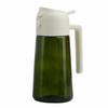 Hand-held Light-Blocking Oil Sprayer Dark Green Glass Kitchen Oil Bottle  Cooking Use