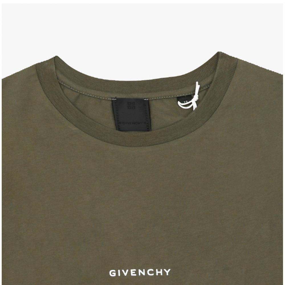 Givenchy Футболка с коротким рукавом Akitaype Logo для детей H30719 653