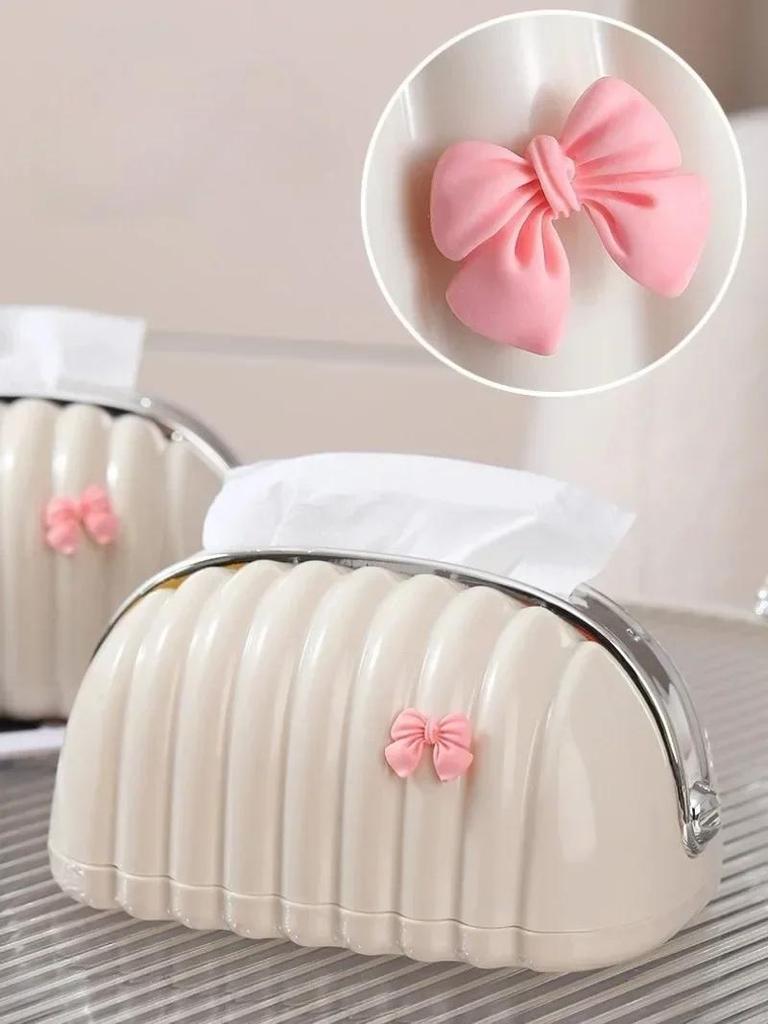 Бытовая пружинная салфетница в форме ракушки, плавное извлечение, современный стиль, держатель для салфеток, подходит для украшения гостиной