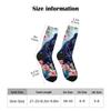 Men's Casual Socks Creative Black Panther Trend Print Soft and Comfortable Socks Harajuku Retro Crew Socks Holiday Party Gift
