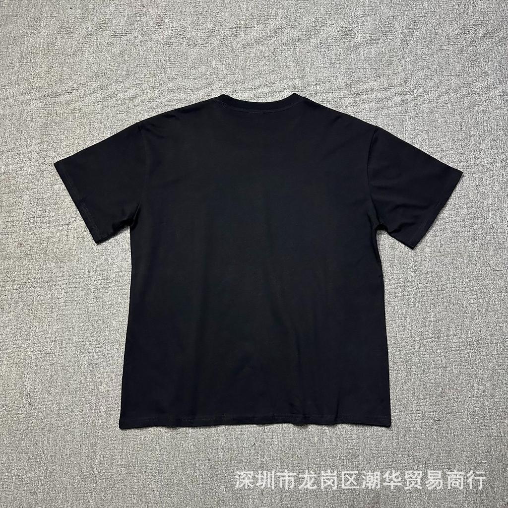 24SS Cross-border European and American trendy brand Corteiz Alcatraz red shadow letter print short-sleeved T-shirt men and women loose
