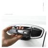 Для Skoda Kodiaq 2017 2018 углеродное волокно хромированная крышка ручки боковой двери автомобиля наклейка на отделку чаши Стайлинг