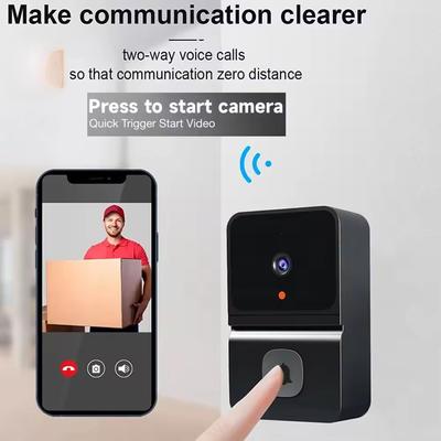 Tuya WiFi Видеодомофон Беспроводная HD Камера PIR Обнаружение Движения ИК Сигнализация Безопасность Умный Дом Дверной Звонок WiFi Интерком для Дома