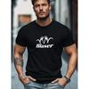 Графическая футболка с логотипом Blaser, мягкая, дышащая и устойчивая к выцветанию, классического кроя для повседневной носки