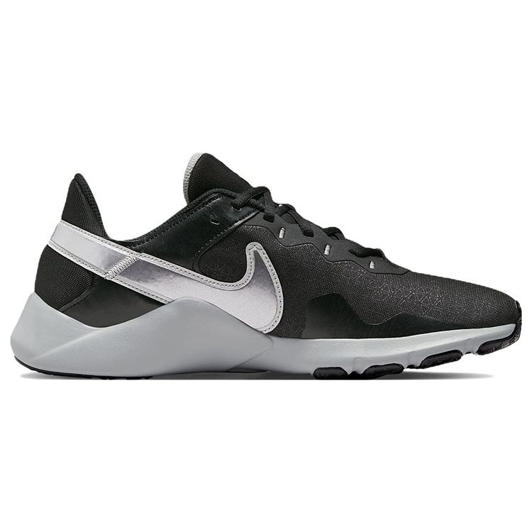 Nike Кроссовки мужские Legend Essential 2 Черный Металлик Серебристый Синий Фотон-Пыль Металлик-Прохладный-Серый CQ9356-008