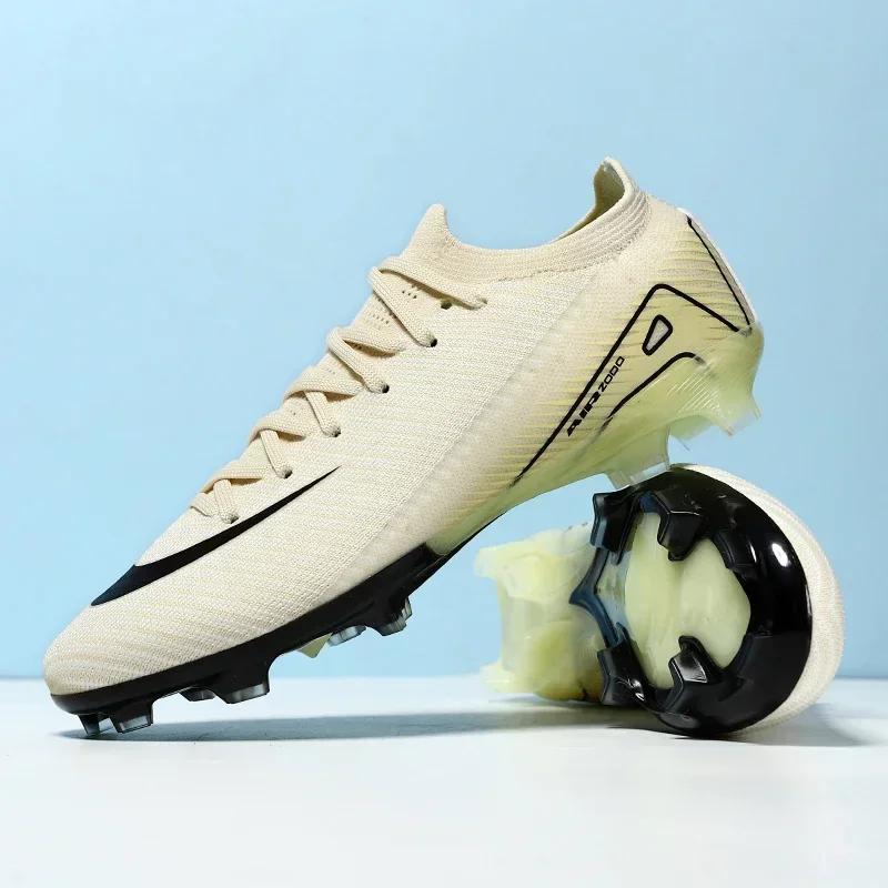 High Quality Mens Soccer Shoes Society Non-Slip Turf Soccer Cleats for Kids TF/FG Training Football Field Boots Chuteira Campo