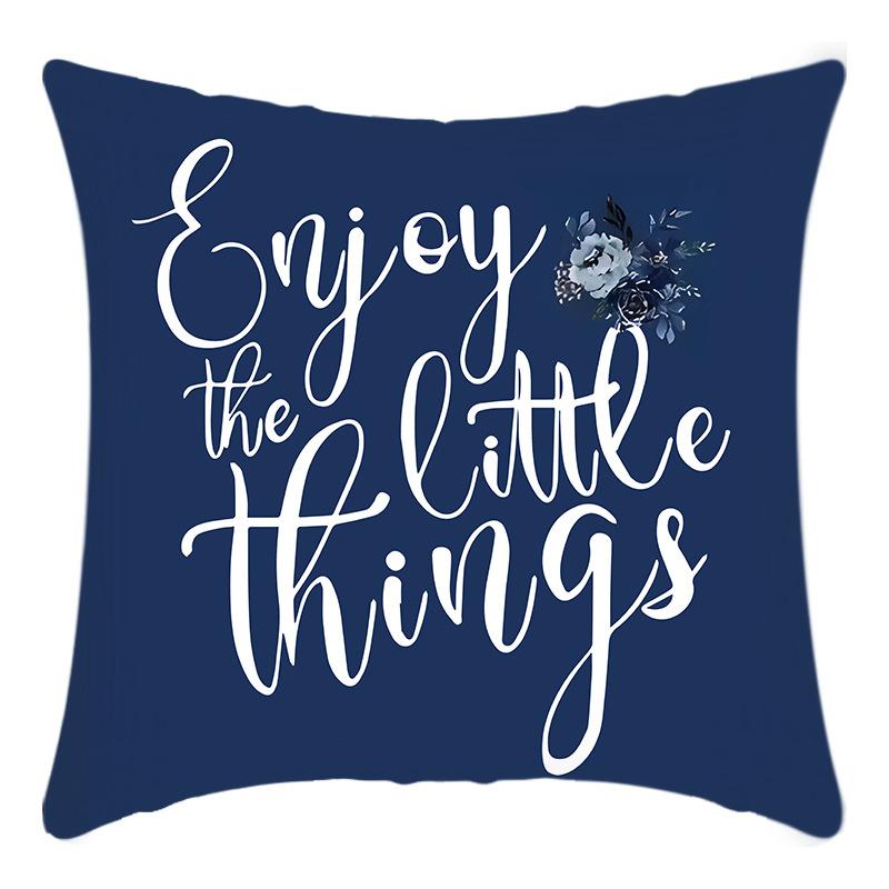 Новая наволочка для подушки с зеленым растением, с английскими буквами и цветочным принтом, наволочка для подушки, для дома, дивана