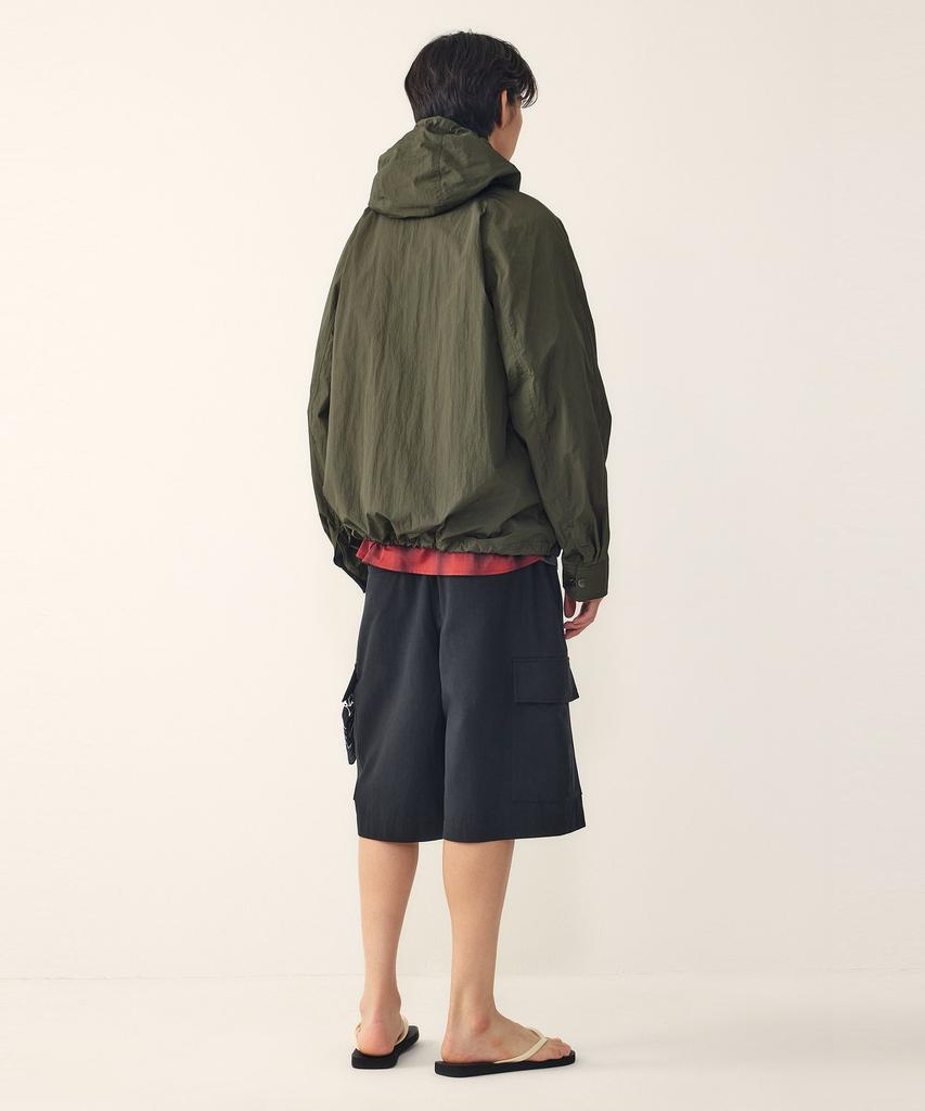 Studio Tomboy [Men] Big Pocket Detail Light Hooded Jumper_Khaki 91M6213211