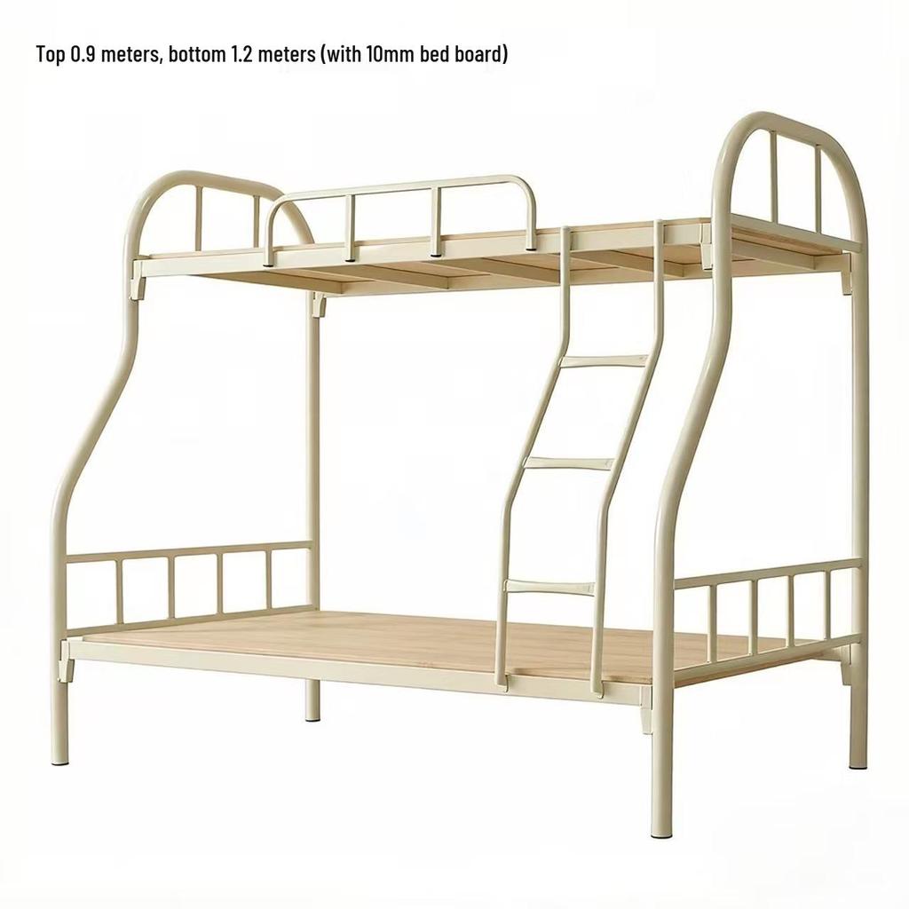 Children's Bunk Bed: Double Steel Iron Frame for Home & Rental Use