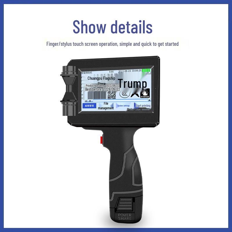 Chuangpu T1 Handheld Inkjet Printer for Large Font Date and Number Coding